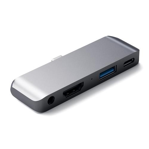Satechi ST-TCMPHM interface hub USB 3.2 Gen 1 (3.1 Gen 1) Type-C 5000 Mbit/s Gray