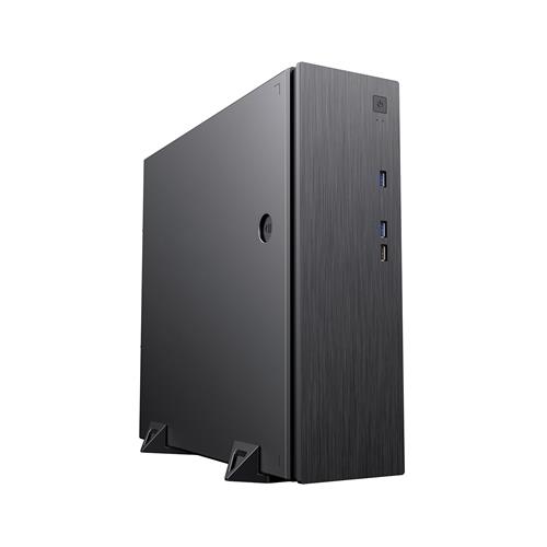 CiT S506 Case Home & Business Black Slim Desktop Chassis 2 x USB 3.0 / 1 x USB 2.0 Full Tool-Less Design Micro ATX Mini-ITX TFX PSU Form Factor Required
