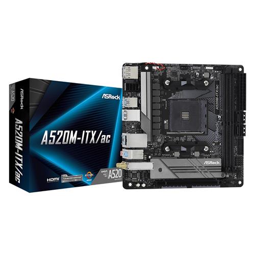 Asrock A520M-ITX/ac Socket AM4 Micro ATX