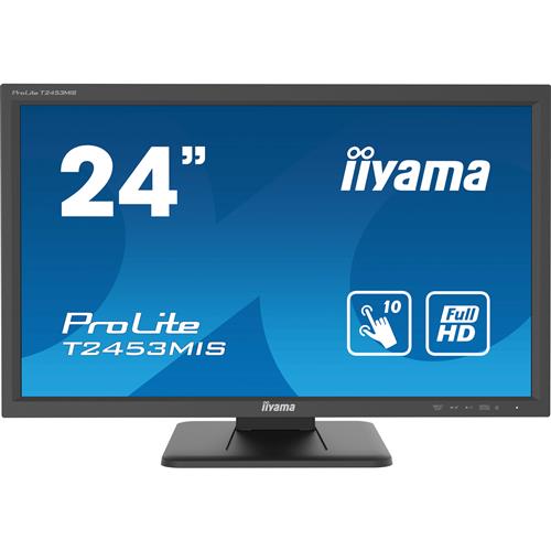 iiyama ProLite T2453MIS-B1 computer monitor 59.9 cm (23.6") 1920 x 1080 pixels Full HD LED Touchscreen Multi-user Black