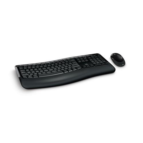 Microsoft 5050 keyboard Mouse included RF Wireless + USB QWERTY UK English Black