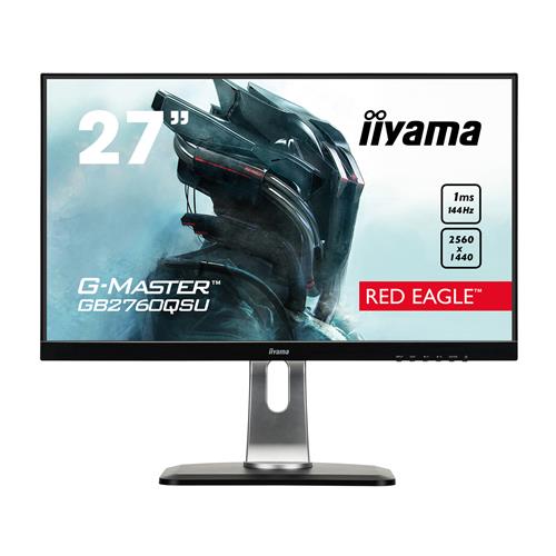 iiyama G-MASTER GB2760QSU-B1 LED display 68.6 cm (27") 2560 x 1440 pixels Quad HD Black