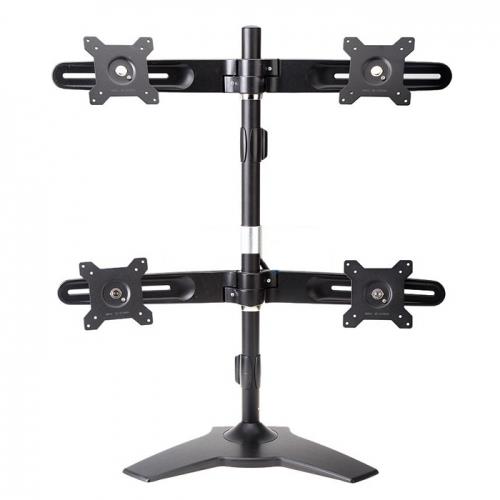 Amer AMR4S monitor mount / stand 61 cm (24") Freestanding Black