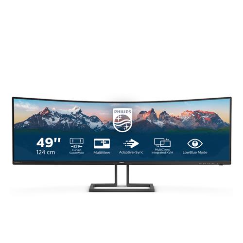 Philips P Line 498P9Z/00 LED display 124 cm (48.8") 5120 x 1440 pixels Black