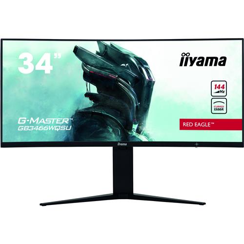 iiyama G-MASTER GB3466WQSU-B1 LED display 86.4 cm (34") 3440 x 1440 pixels UltraWide Quad HD Black