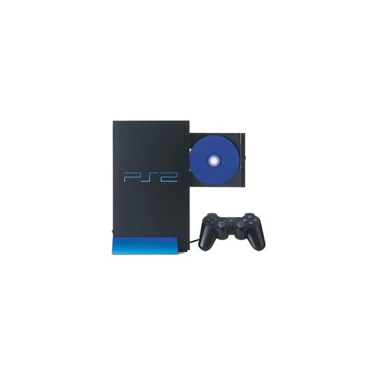 Sony Playstation 2 PS2 Black Console & Controller