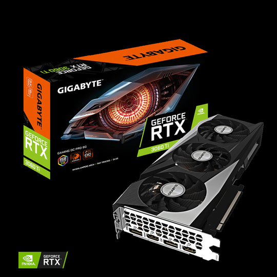 GIGABYTE RTX 3060 TI GV-N306TGAMINGOC PRO-8GD 3.0 GDDR6