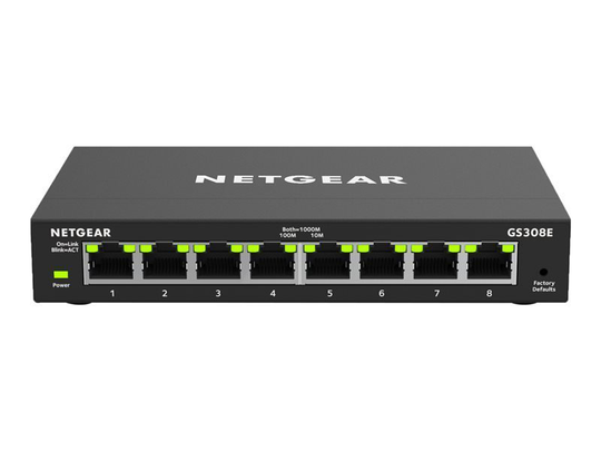 Netgear GS308E - Switch - 8 Ports - Smart