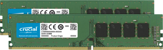 Crucial Ram CT2K8G4DFRA32A 16GB Kit (2x8GB) DDR4 3200MHz CL22 (or 2933MHz or 2666MHz) Desktop Memory