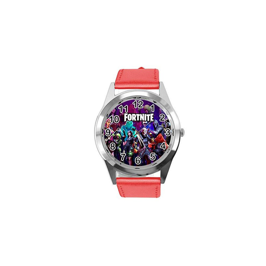 RED Leather Watch for FORTNITE Fans