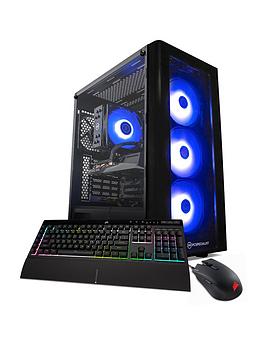 Pc Specialist Cypher G50 Gaming Desktop Pc Bundle - Geforce Rtx 3050, Intel Core I5, 16Gb Ram, 512Gb Ssd &Amp; 1Tb Hard Drive, Plus Corsair Keyboard &Amp; Mouse