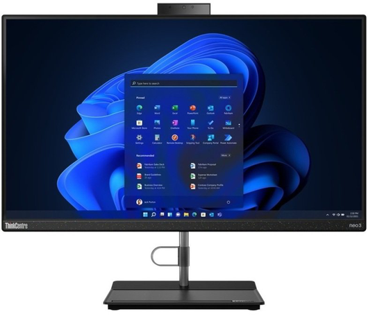 Lenovo ThinkCentre Neo 30A AIO Desktop PC, Intel Core i5-1240P 3.3GHz, 8GB RAM, 256GB SSD, 23.8" Full HD Display, Intel Iris Xe, WIFI, Bluetooth,