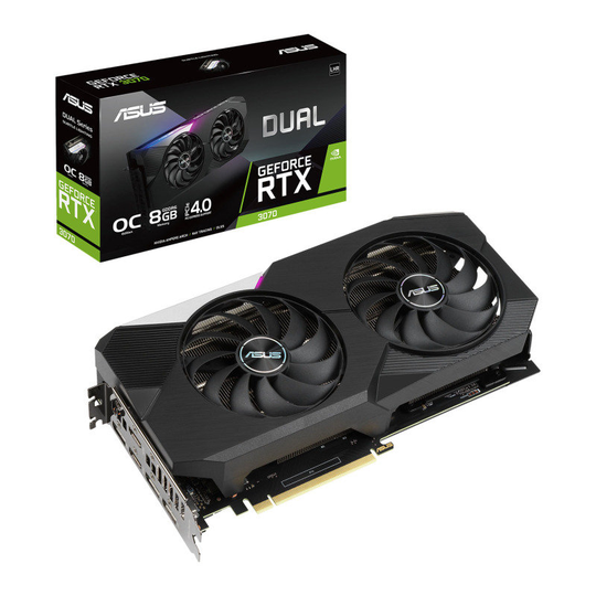Asus GeForce Rtx 3070 8GB Dual Oc V2 Graphics Card