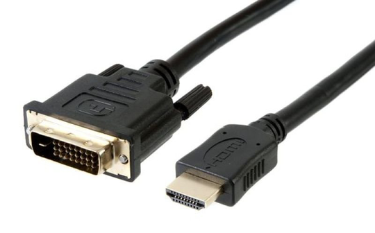 Xenta HDMI To DVI-D Cable (Black) 1m
