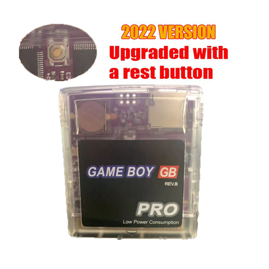(2022 Version with RESET button) EZ Flash Junior Jr Gameboy GB GBC Pocket sd Card