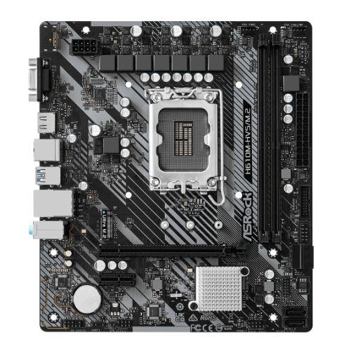ASRock H610M-HVS/M.2 R2.0 Motherboard Intel Socket 1700 12th Gen Micro ATX DDR4 1x PCIe 4.0 x16 1x PCI-e 3.0 x1 7.1 Channel Audio Ultra M.2 USB 3.2 Gen1 Gigabit LAN HDMI VGA