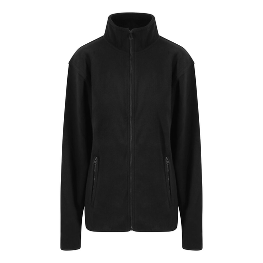 (Black, 6XL) Pro RTX Mens Pro Workwear Work Uniform Zip Up Microfleece Fleece Jacket