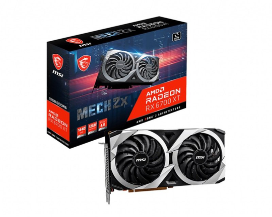 Exdisplay Msi Radeon Rx 6700 Xt Mech 2X 12GB Graphics Card