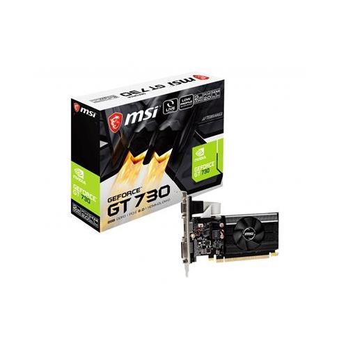 MSI N730K-2GD3/LP graphics card NVIDIA GeForce GT 730 2 GB GDDR3