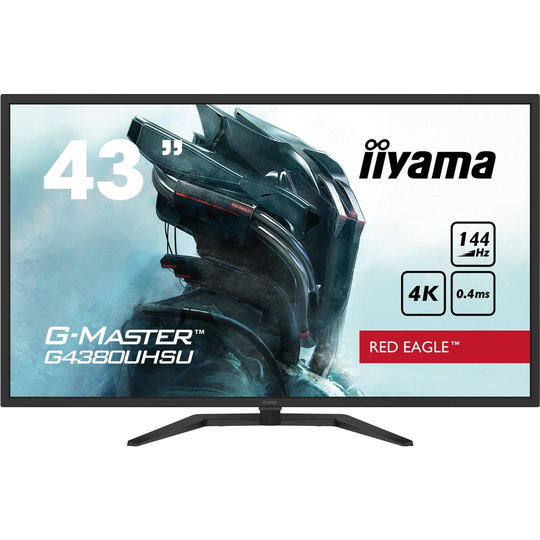 iiyama G-MASTER Red Eagle 43 4K UHD 144Hz Gaming Monitor