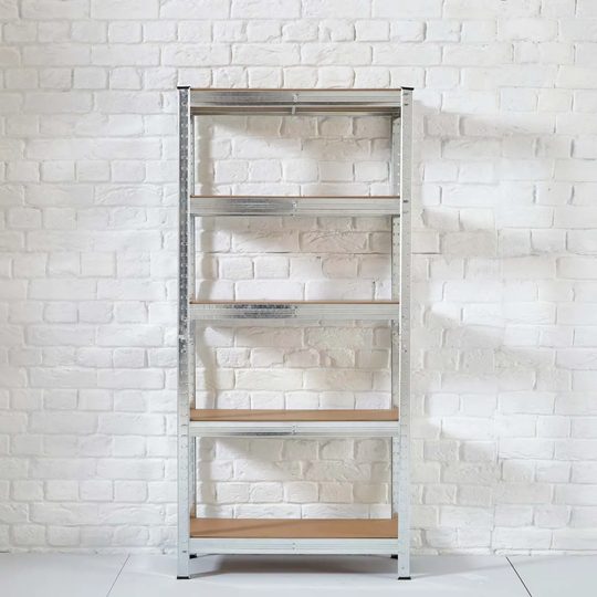 Neo Silver 5 Tier Garage Shelving Racking