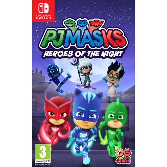 PJ Masks Heroes of the Night Nintendo Switch Game