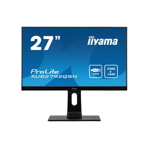 iiyama ProLite XUB2792QSN-B1 computer monitor 68.6 cm (27") 2560 x 1440 pixels WQXGA LED Black