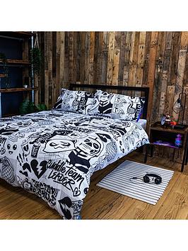 Fortnite Fanzine Double Duvet Cover Set - Multi, Multi