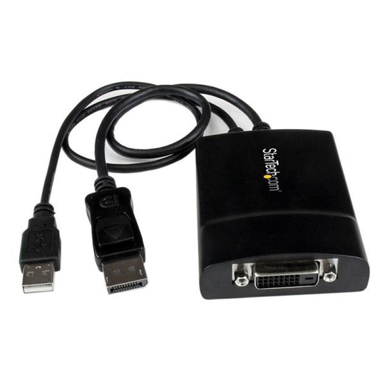 StarTech.com DisplayPort to DVI Adapter - 2560x1600 - DP to DVI-D Adapter