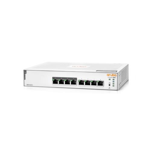 Hewlett Packard Enterprise Aruba Instant On 1830 8G 4p Class4 PoE 65W Managed L2 Gigabit Ethernet (10/100/1000) Power over Ethernet (PoE) 1U