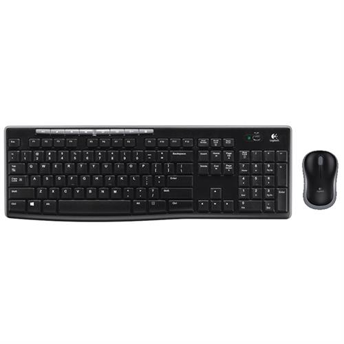 Logitech Wireless Combo MK270 keyboard Mouse included RF Wireless QWERTZ Hungarian Black