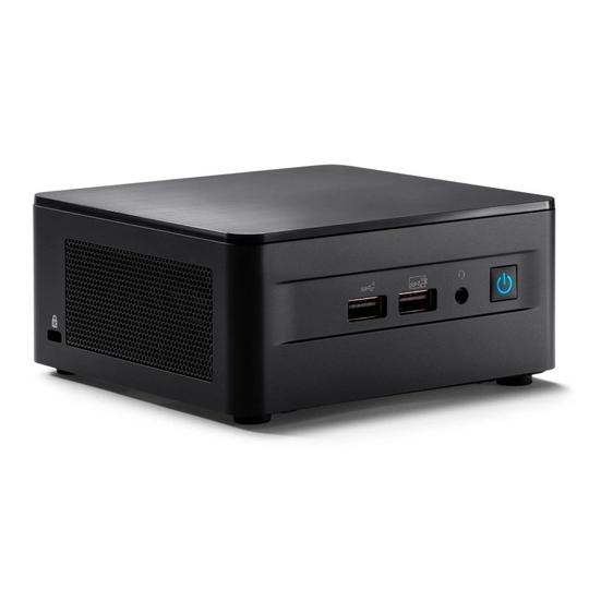 Intel NUC Core i5-1240P Wallstreet Canyon 12th Gen Tall Barebone