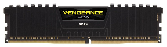 Corsair Vengeance LPX 8GB (1x8GB) DDR4 DRAM 2666MHz C16 Memory Kit - Black 1.2V
