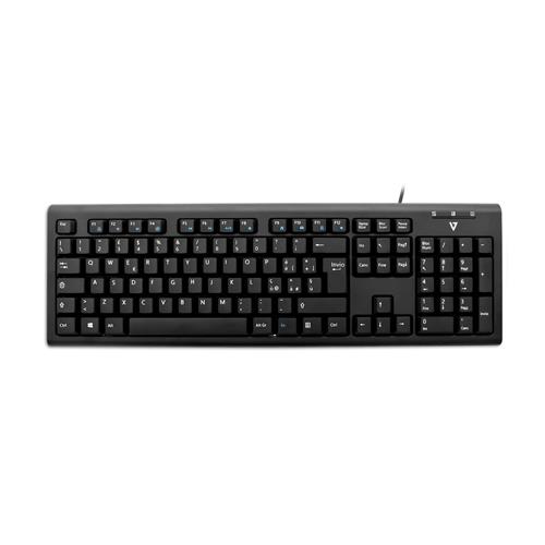 V7 USB/PS2 Wired Keyboard IT