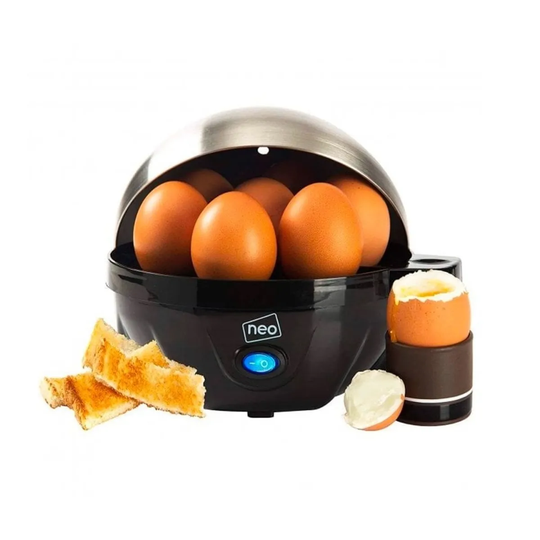 Neo 3-in-1 Electric Egg Boiler Poacher and Steamer - Stainless Steel