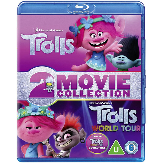 Trolls 2 Film Collection (Dreamworks) (3D + 2D Blu-ray)