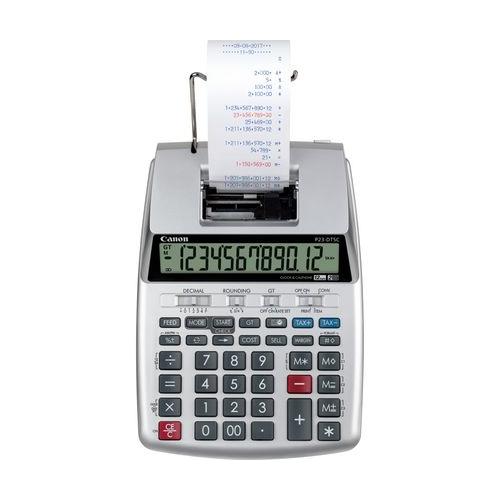 Canon P23-DTSC calculator Desktop Printing Silver