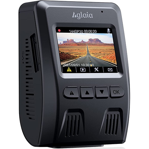Aglaia Dash Cam FHD 1080P Night Vision - 170° Wide Angle dash camera Recorder with G-Sensor Parking Monitor WDR Loop Recording Motion Detection