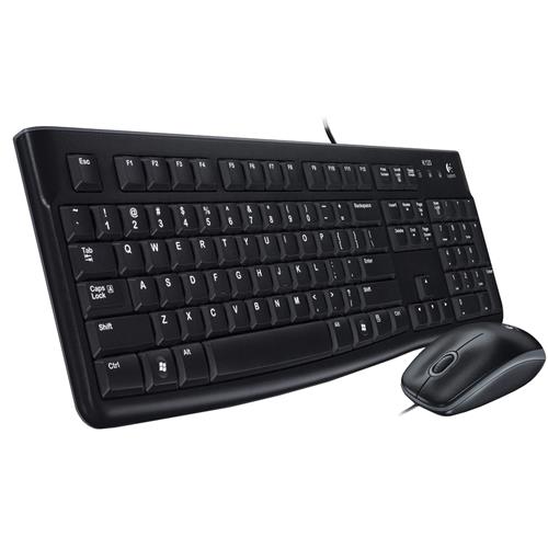 Logitech MK120 keyboard USB QWERTY Spanish Black