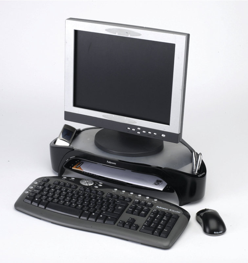Fellowes Smart Suites Monitor Riser Plus - Black
