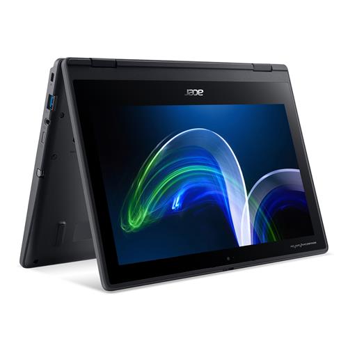 Acer TravelMate Spin B3 TMB311R-31-C1G2 N4020 Hybrid (2-in-1) 29.5 cm (11.6") Touchscreen HD Intel Celeron N 4 GB DDR4-SDRAM 64 GB Flash Wi-Fi 5 (802.11ac) Windows 10 Pro Education Black