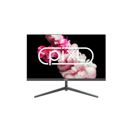 piXL PX27IHD 27 Inch Frameless Monitor Widescreen IPS LCD Panel True -to-Life Colours Full HD 1920x1080 5ms Response Time 75Hz Refresh HDMI Display Port Black Finish