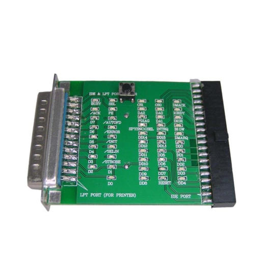 PC Hardware LPT Printer IDE HardDrive Port Diagnostic LED Board Tester
