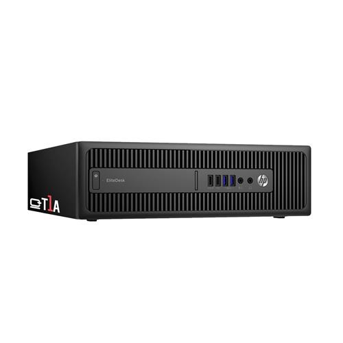 T1A HP EliteDesk 800 G2 Refurbished DDR4-SDRAM i5-6500 SFF Intel Core i5 16 GB 240 GB SSD Windows 10 Pro PC Black