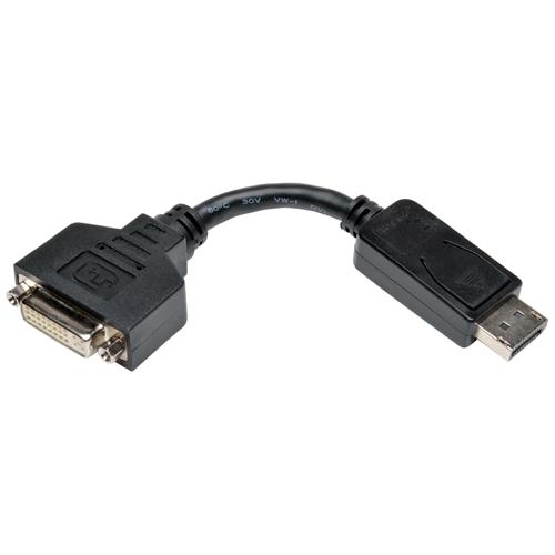 Tripp Lite P134-000 DisplayPort to DVI-I Adapter Cable (M/F) 6 in. (15.2 cm)