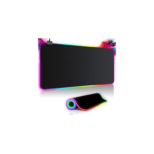 Gaming Mouse Mat Large Mouse Pad - Led 800 X 300 X 4 mm with 14 Lighting Modes for Gamers, PC and Laptop, Desk