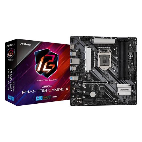 Asrock Z590M Phantom Gaming 4 Intel Z590 LGA 1200 micro ATX