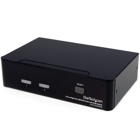 StarTech.com 2 Port High Resolution USB DVI Dual Link KVM Switch with Audio