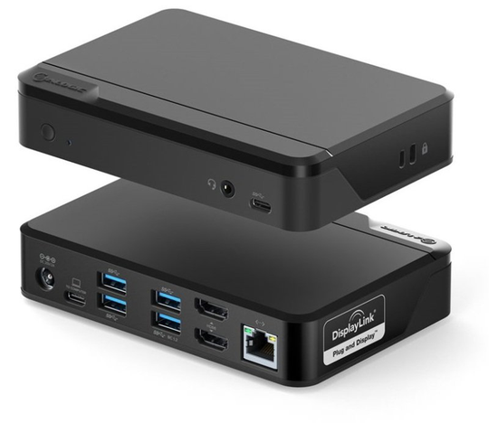 ALOGIC Universal Twin HD Docking Station with USB-C & USB-A Compatibility - Dual Display