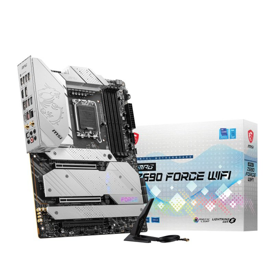 Msi Mpg Z690 Force Wifi Atx Motherboard